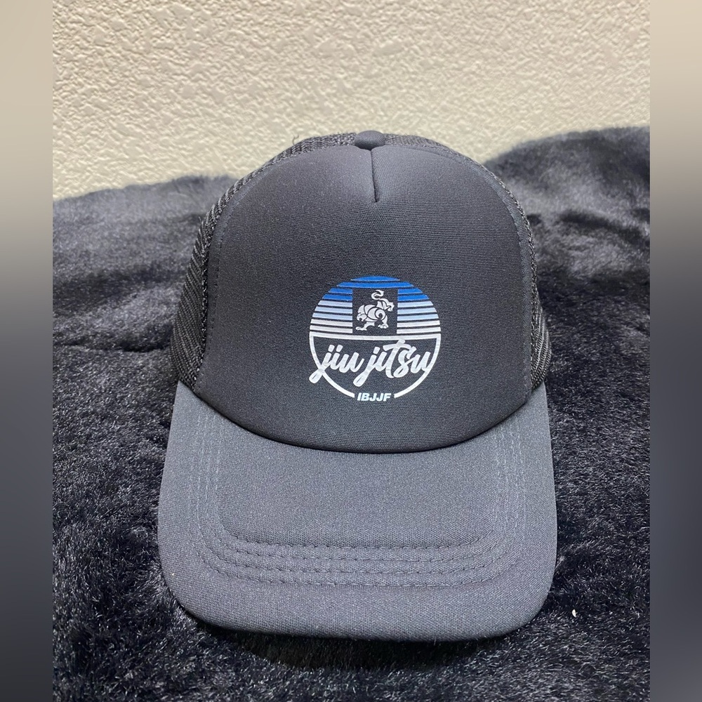 Gray Jiu Jitsu Trucker Hat Snap Back